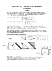 November Block of the Month
