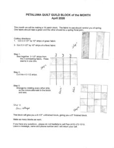 April Block of the Month