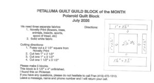 Block of the Month for July 