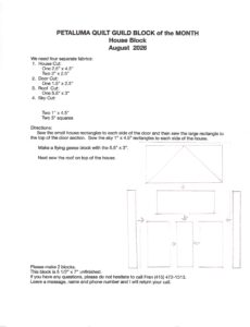 Block of the Month for August